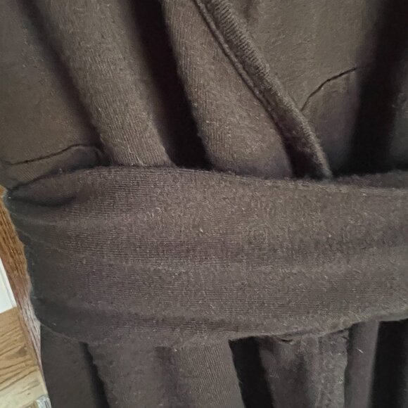 Banana Republic Black Long-Sleeve Wrap Dress – Size Medium (Petite) - Picture 4 of 4